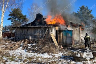 Жилой дом горел в Тверской области