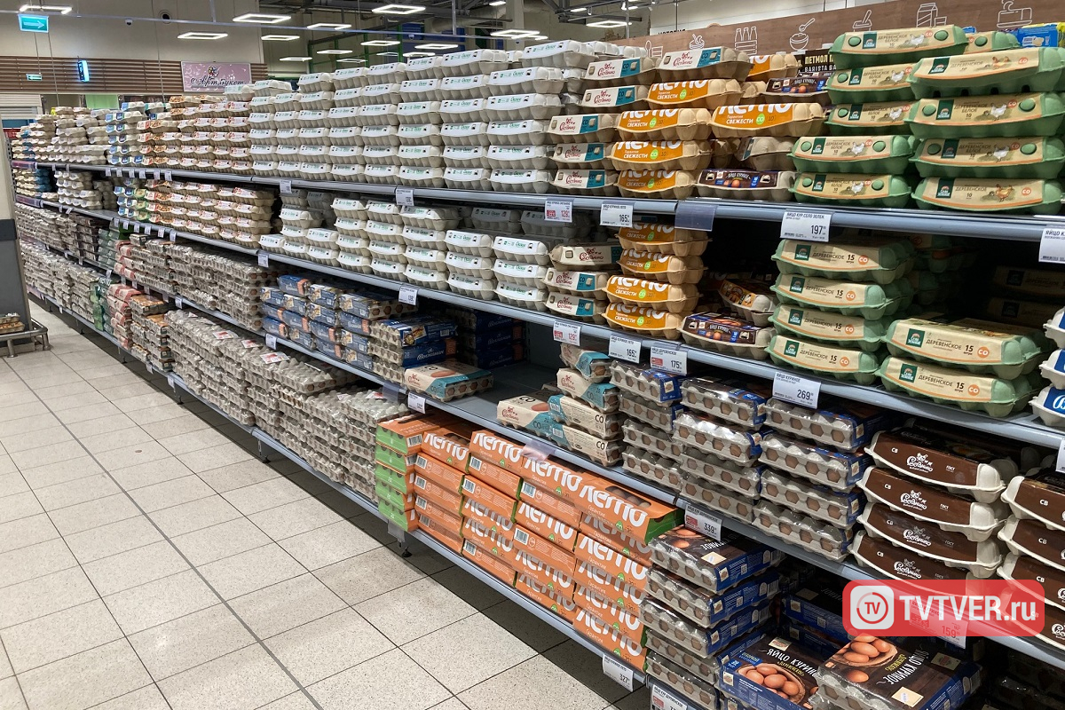 Цены на продукты в Тверской области: что подорожало, а что подешевело за неделю