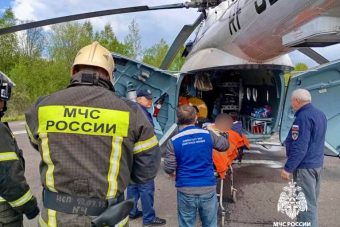 Пациента районной больницы доставили вертолетом в Тверь