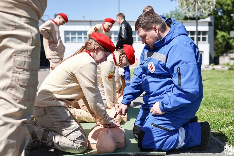 В Твери прошёл региональный образовательный слёт юнармейцев