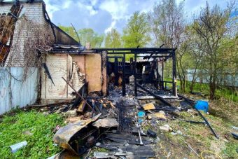 На пожарище в Тверской области обнаружено тело погибшего
