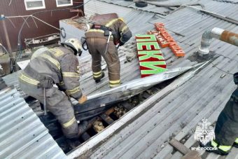 В Твери утром сгорело кафе