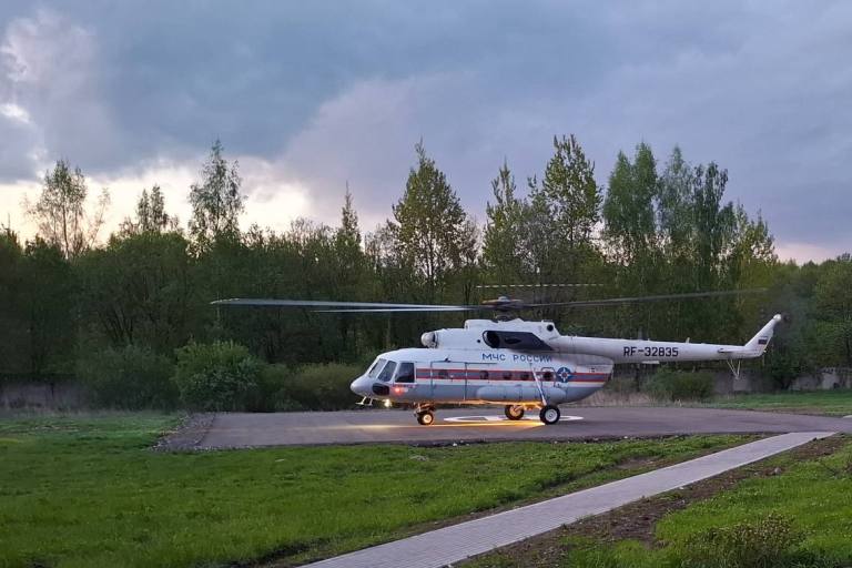 Двух пациентов доставили вертолетом санаваиации из районов в Тверь