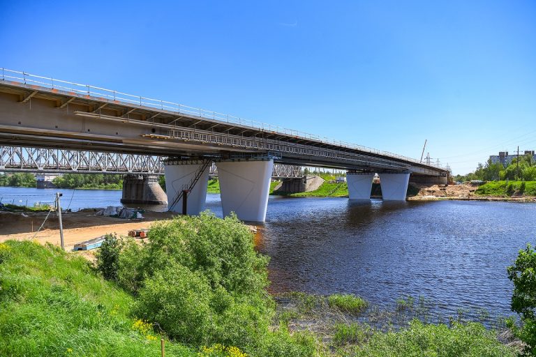 Стало известно, в какой стадии строительства находится Западный мост в Твери