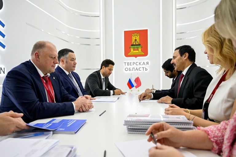 ПМЭФ-2025: Губернатор Тверской области обсудил перспективы сотрудничества с послом Государства Катар в РФ ПМЭФ-2025: Губернатор Тверской области обсудил перспективы сотрудничества с послом Государства Катар в РФ