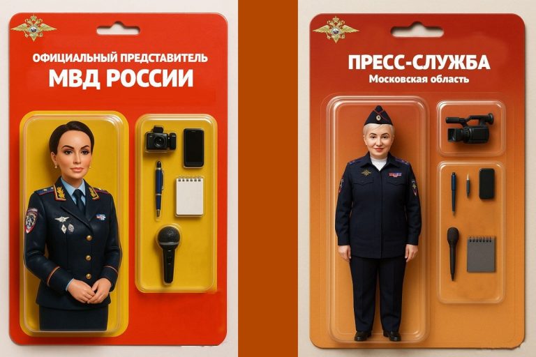 Официальный представитель МВД Ирина Волк примерила на себя образ куклы Официальный представитель МВД Ирина Волк примерила на себя образ куклы