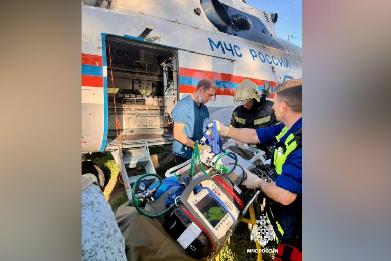 В Тверской области пострадавшего в ДТП 12-летнего мальчика транспортировали на вертолёте