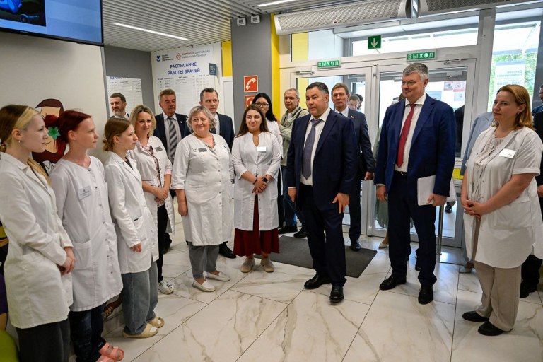 Губернатор Тверской области посетил Кимрскую ЦРБ