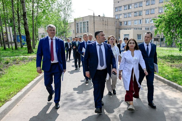 Губернатор Тверской области посетил Кимрскую ЦРБ Губернатор Тверской области посетил Кимрскую ЦРБ