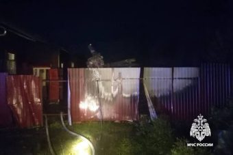 В Тверской области при пожаре пострадала женщина