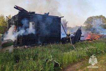 При пожаре в Тверской области погиб мужчина