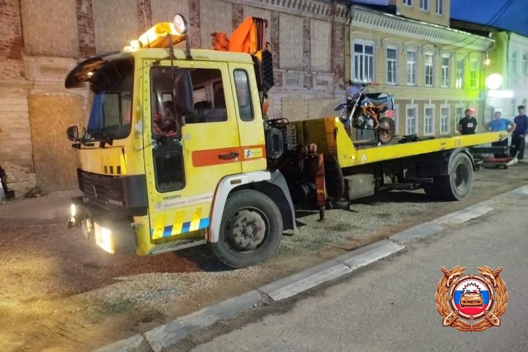В Тверской области задержали 15-летнего подростка на питбайке