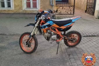 В Тверской области задержали 15-летнего подростка на питбайке