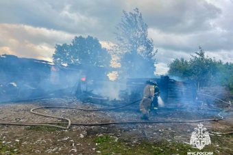 В Тверской области сгорел жилой дом