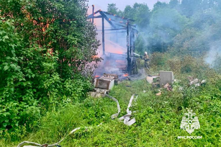 При пожаре в Тверской области погибла женщина