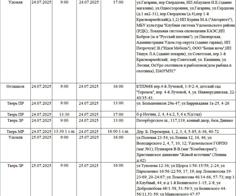 Жители Твери и области надолго останутся без света