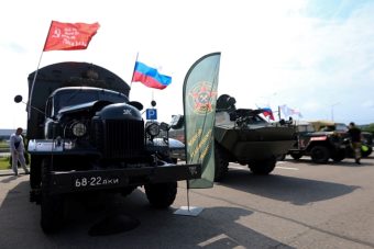 Тверская область встретила участников бронепробега «Дорога Мужества»