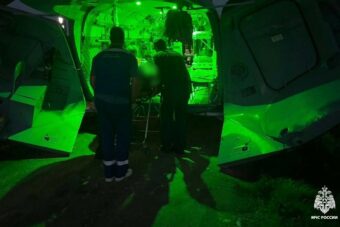 Больных детей доставили вертолетом в Тверь