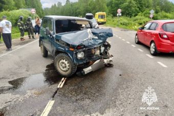 В столкновении двух автомобилей в Тверской области пострадал предпенсионер