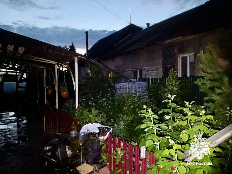 В Тверской области пожарные остановили огонь на подступах к жилым домам