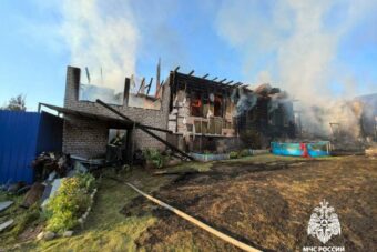 Женщина погибла при пожаре в Тверской области