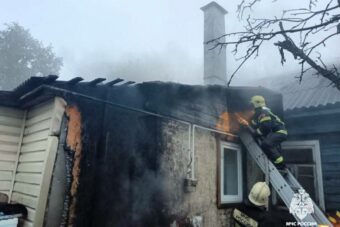 В Твери полыхал жилой дом