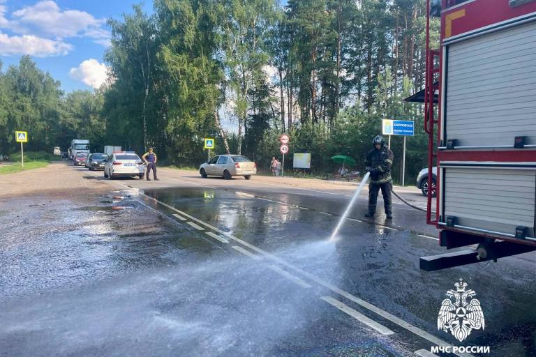 Мотоциклист пострадал в жестком ДТП под Тверью