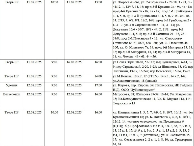 Жители Твери и области надолго останутся без света
