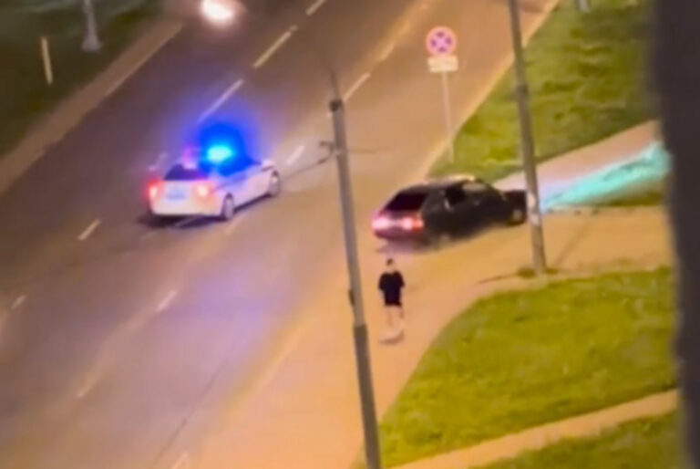 В Твери полицейским пришлось устроить погоню за нетрезвым и боязливым водителем