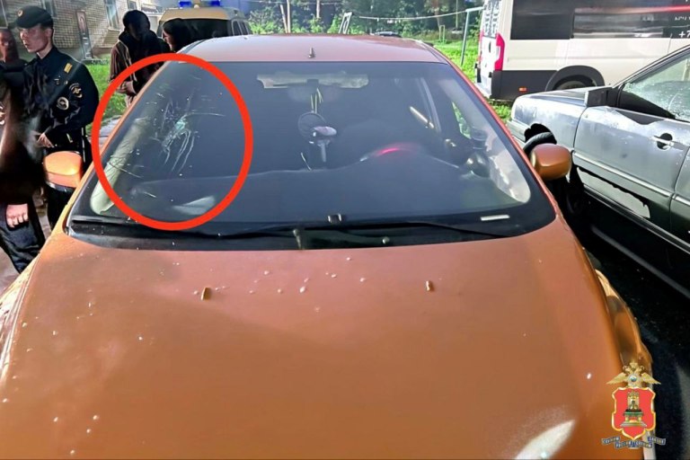 В Тверской области мстительная женщина разбила лобовое стекло автомобиля соседки