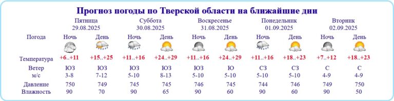 Тверские метеорологи вновь заявили о надвигающейся жаре
