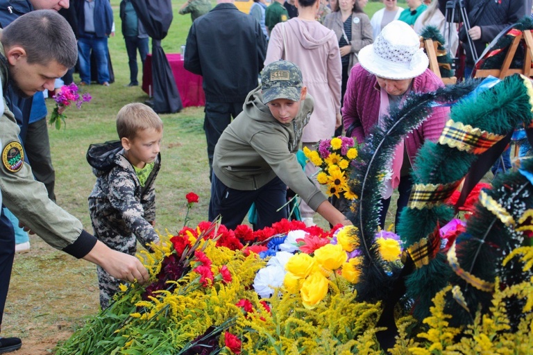 В Тверской области перезахоронили останки бойцов, павших в годы Великой Отечественной войны