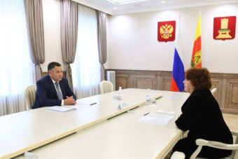 Губернатор Тверской области обсудил с главой Вышневолоцкого округа развитие территории