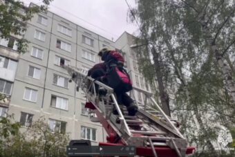 В Твери при пожаре в девятиэтажке эвакуировали 17 жителей