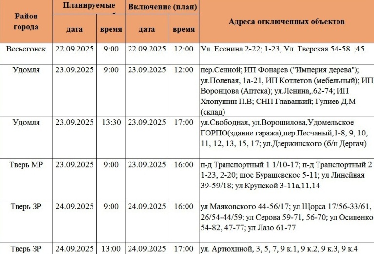 Жители Твери и области надолго останутся без света