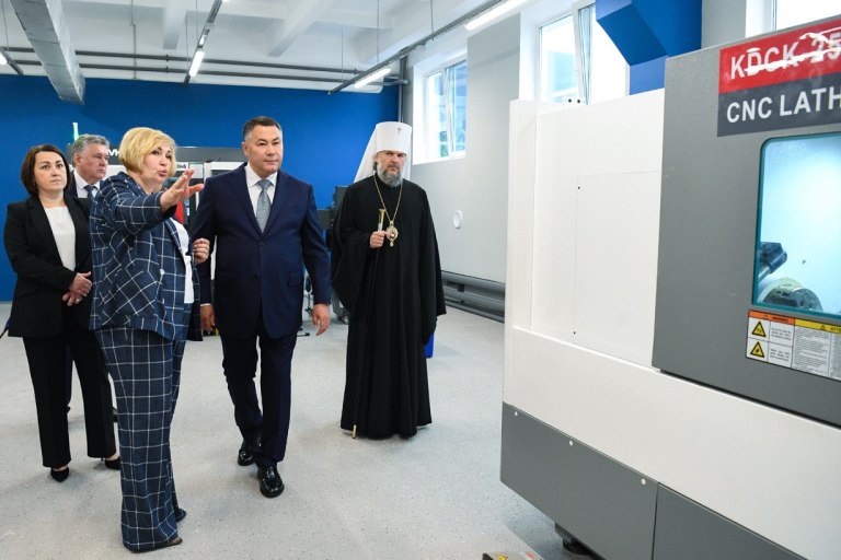 Игорь Руденя ознакомился с учебным процессом в Тверском политехническом колледже