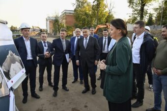 Игорь Руденя обсудил с подрядчиком вопрос размещения и планировку здания Речного вокзала в Твери