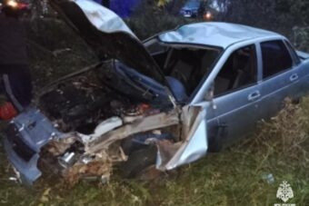 В Тверской области погиб водитель вылетевшей в кювет легковушки