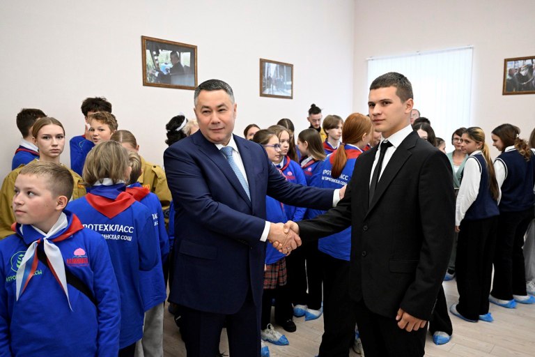 Игорь Руденя провел встречу с молодыми аграриями Тверской области