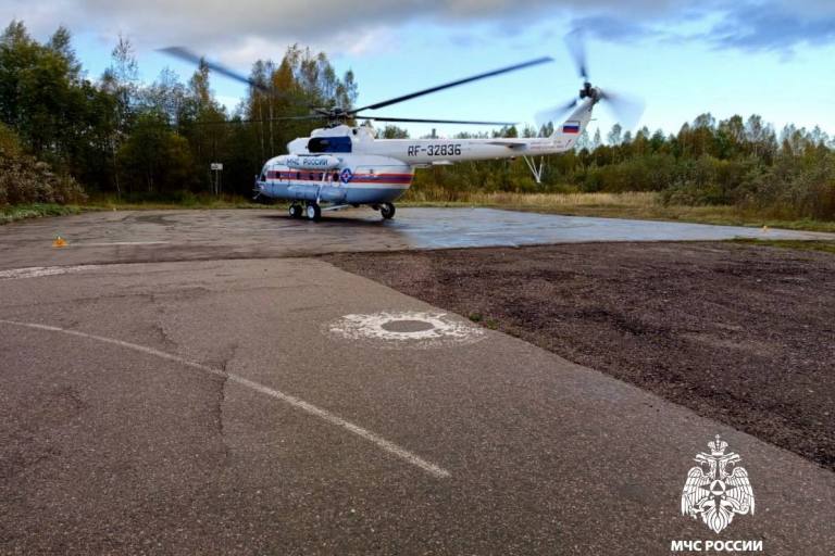 Двух пациентов доставили вертолетом санаваиации из районов в Тверь