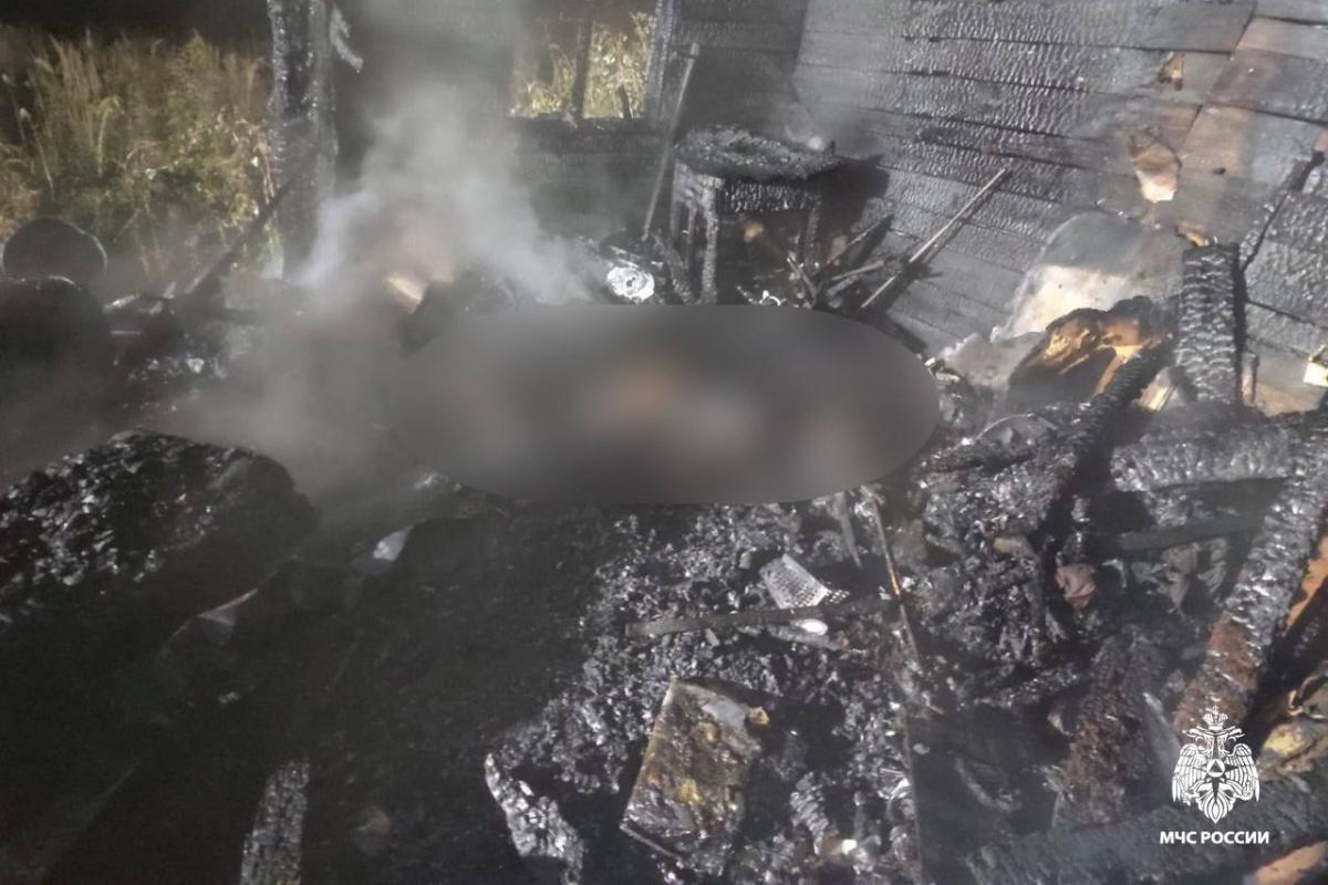 Тело женщины нашли на месте пожара в Тверской области
