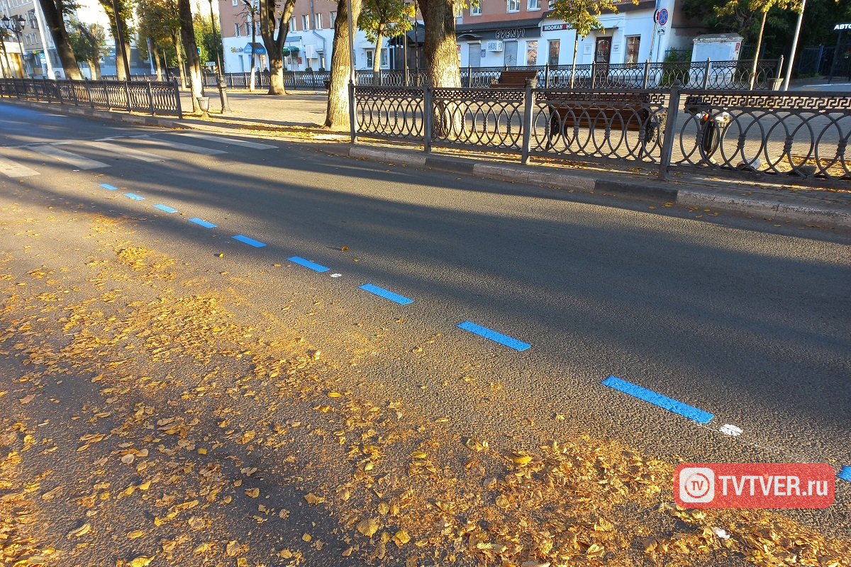 10 млн рублей потратят на новую дорожную разметку в Твери