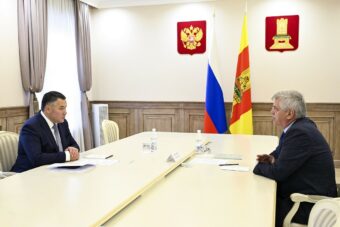 Игорь Руденя провёл встречу с главой Краснохолмского округа