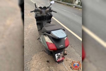 Мужчина пострадал в ДТП со скутером на трассе в Тверской области