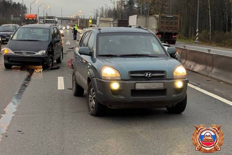 Массовое ДТП произошло на М-10 под Тверью