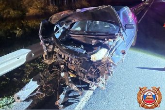 В аварии на трассе в Тверской области 1 человек погиб, 1 пострадал, водитель - не установлен