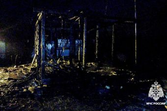 В Тверской области дотла сгорел дачный дом