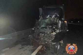 Водитель ГАЗели пострадал в ДТП с КАМАЗом на М-10 под Тверью