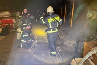 Производственное здание горело в Тверской области