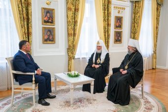 Патриарх Московский и всея Руси напутствовал Игоря Руденю на новое служение